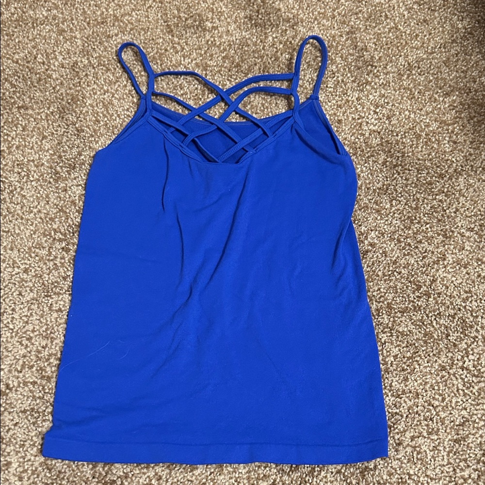 Vibrant Blue Strappy Camisole